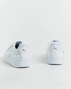 Carina Street Puma Sneakers in White/Gold