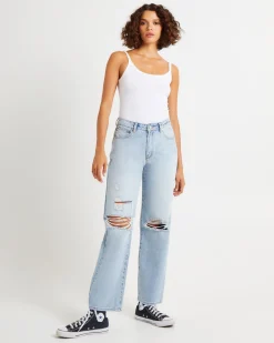 Carrie Denim Jeans Iris Rip