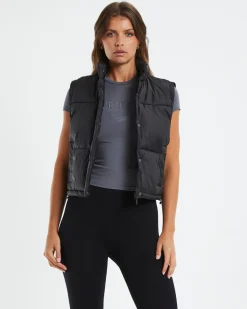 Casey Cropped Puffer Vest