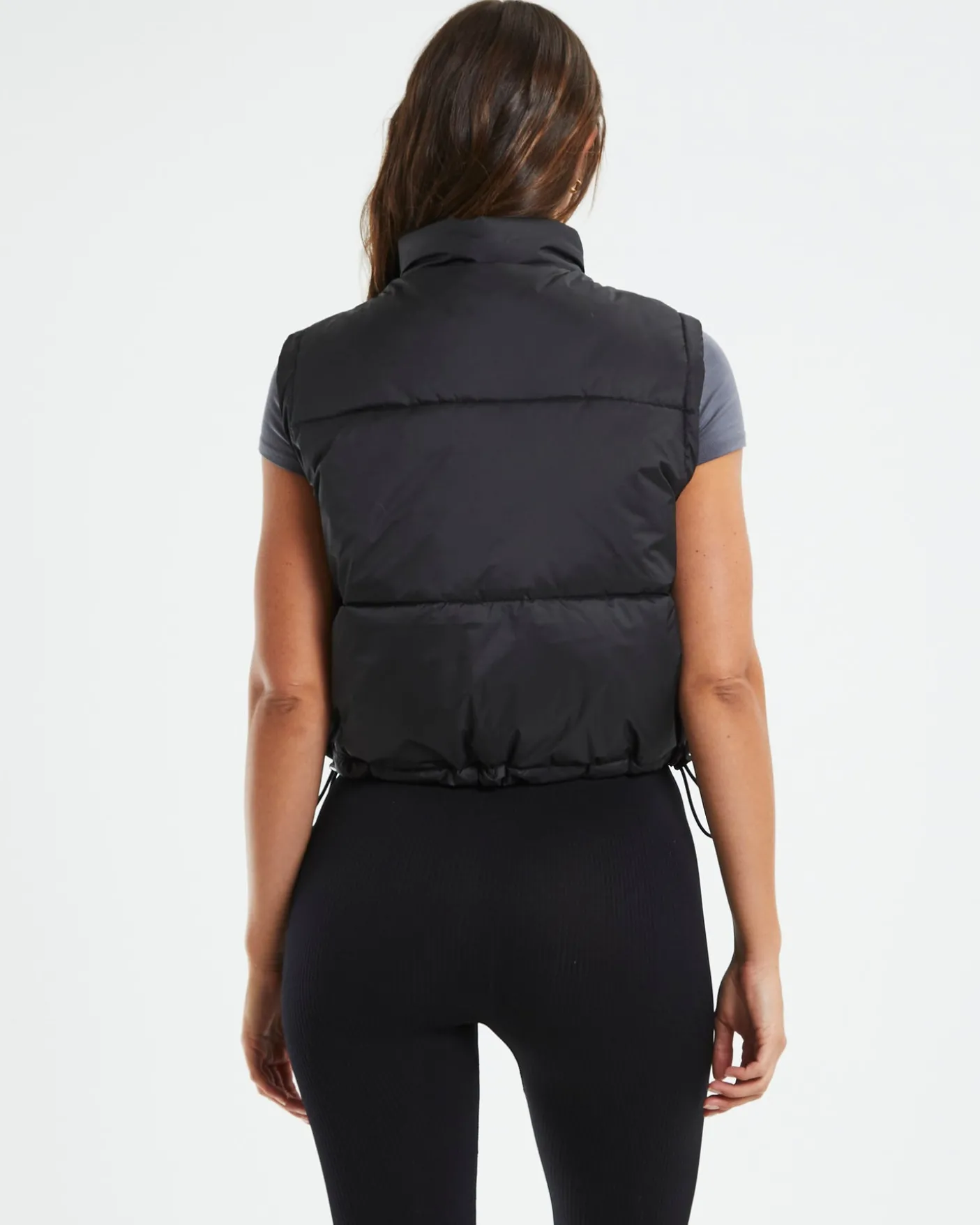 Casey Cropped Puffer Vest