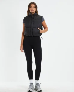 Casey Cropped Puffer Vest