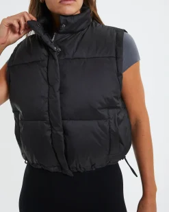 Casey Cropped Puffer Vest