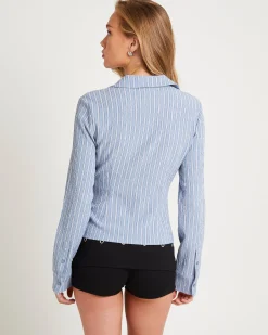 Cassia Long Sleeve Gather Shirt