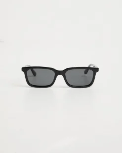 CBM Polished Sunglasses in Black/Dark Grey
