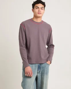 CCTV Rib Long Sleeve Shirt