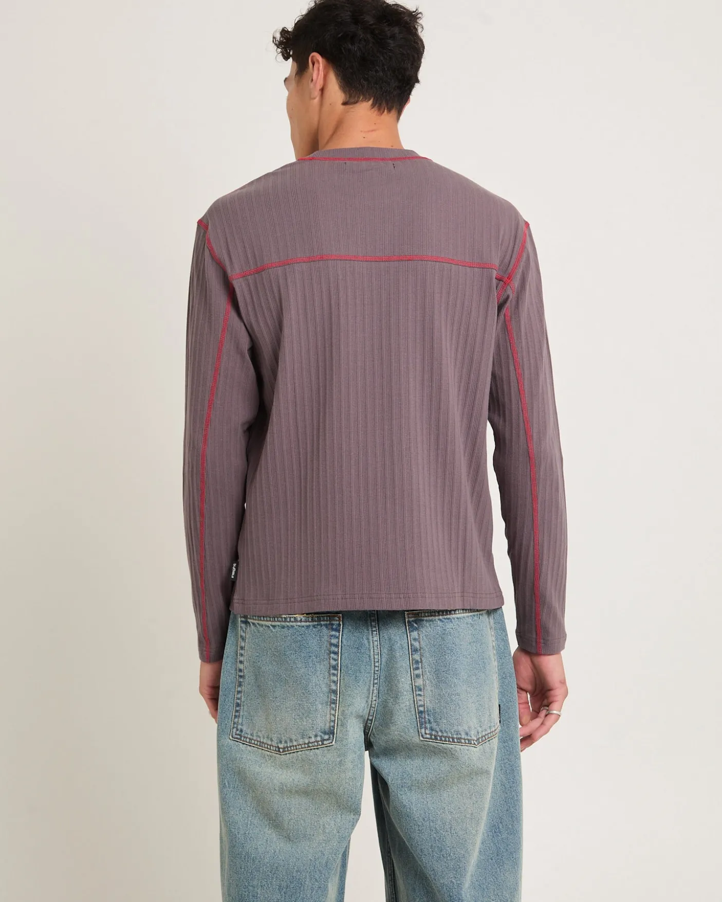 CCTV Rib Long Sleeve Shirt