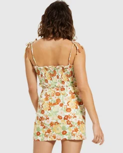 Celest Floral Shirred Top