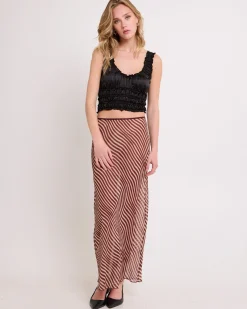 Celly Sheer Maxi Skirt