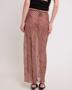Celly Sheer Maxi Skirt