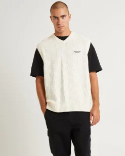 Check Knit Vest