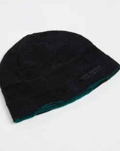 Check Reversible Beanie