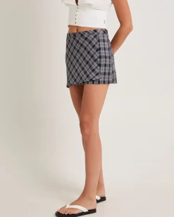 Checka Mini Skirt