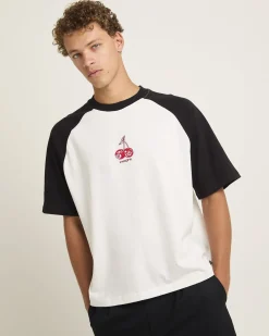 Cherries Raglan Cropped T-Shirt