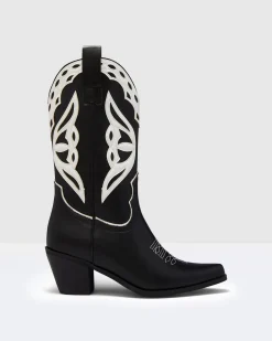 Chicago Boots Black/White