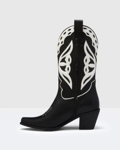 Chicago Boots Black/White
