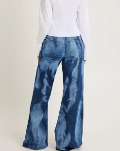 Chloe Baggy Denim Jeans Mars