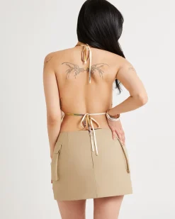 Chloe Halter Cowl Neck Top