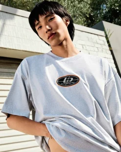 Chrome Pill T-Shirt in Light Grey Heather