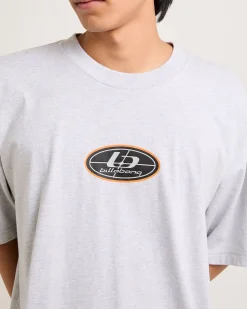 Chrome Pill T-Shirt in Light Grey Heather