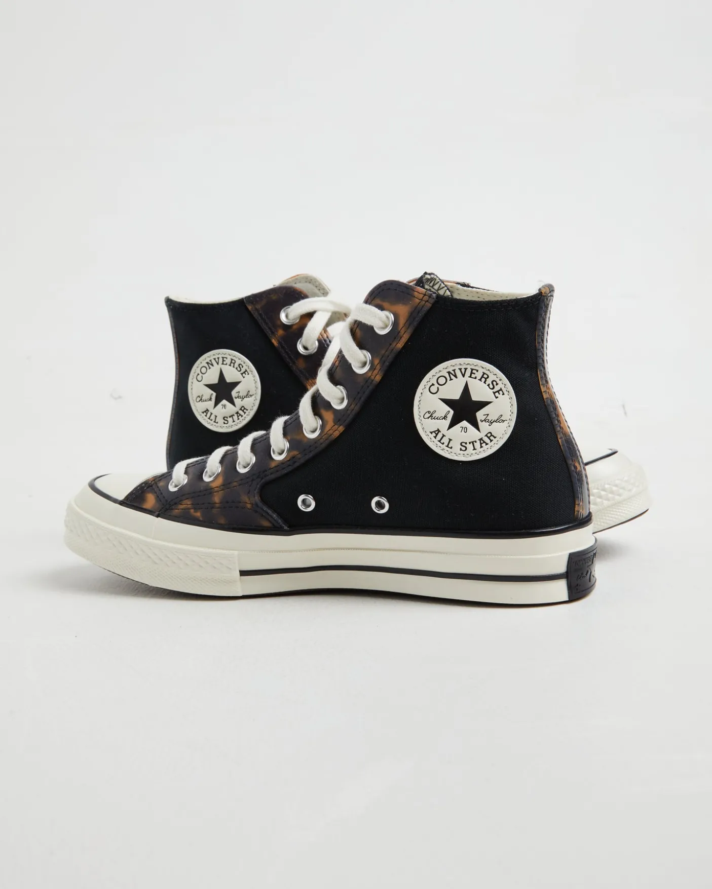 Chuck 70 Hi Top Sneakers in Tortoise Black