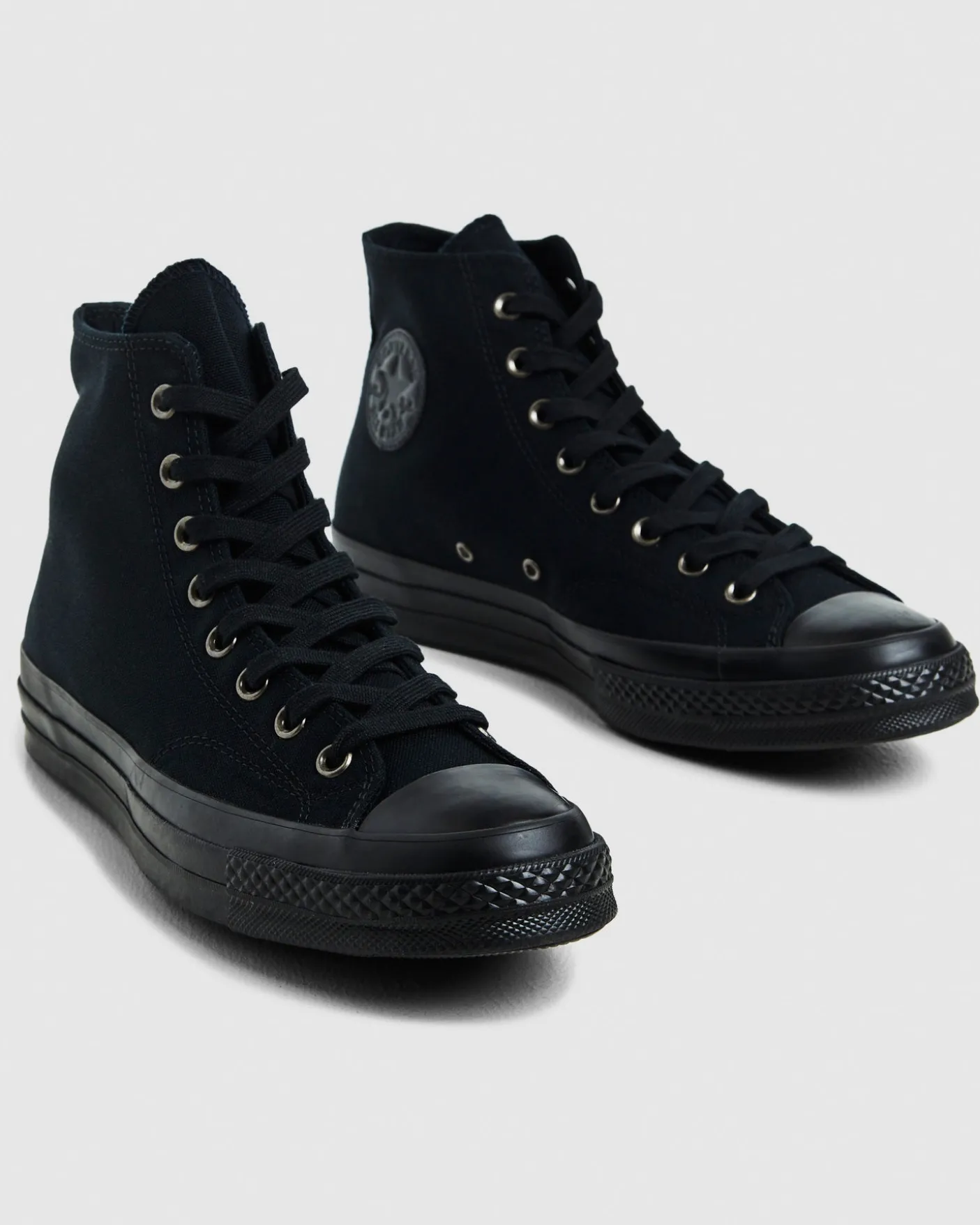 Chuck 70 Vintage Canvas Hi Top Sneakers Black
