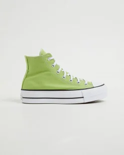 Chuck Taylor All Star Hi Top Lift Vitality Sneakers in Green