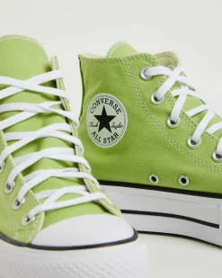 Chuck Taylor All Star Hi Top Lift Vitality Sneakers in Green