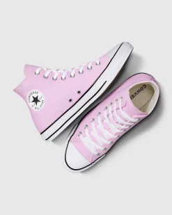 Chuck Taylor All Star Washed Canvas Hi-Top Shoes Stardust Lilac