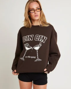 Cin Cin Oversized Fleece Jumper