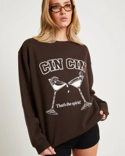 Cin Cin Oversized Fleece Jumper