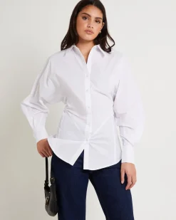 Cinched Longline Shirt