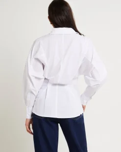 Cinched Longline Shirt