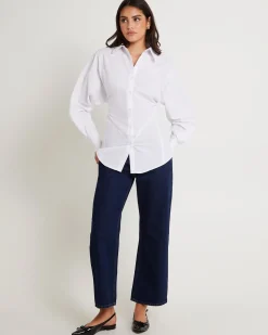 Cinched Longline Shirt