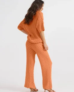 Claire Pants in Orange