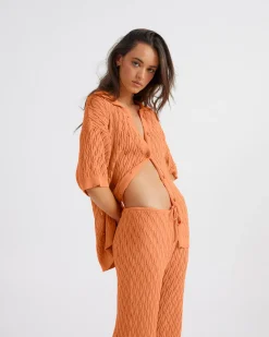 Claire Pants in Orange