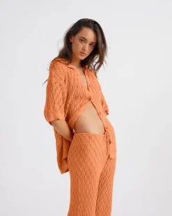 Claire Top in Orange