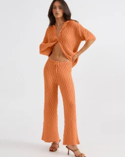 Claire Top in Orange