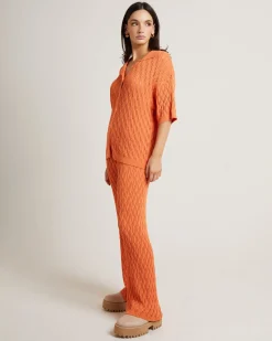 Claire Top in Orange