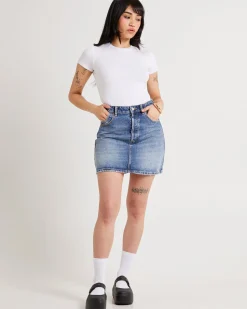 Classic Denim Mini Skirt Christy