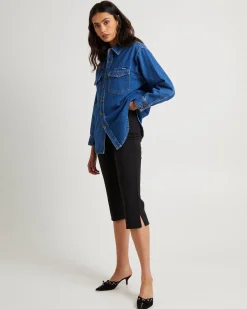 Classic Denim Shacket Ashley