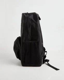 Classic Label Backpack in Black