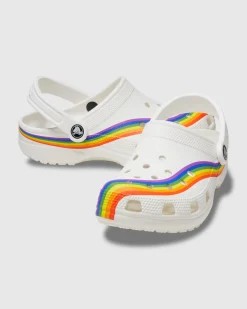 Classic Rainbow Dye Clogs