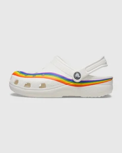 Classic Rainbow Dye Clogs