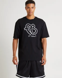 Classic Short Sleeve T-Shirt Black/White