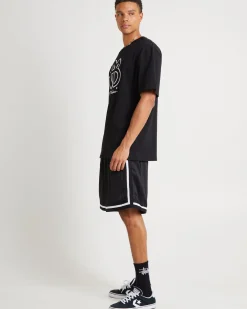Classic Short Sleeve T-Shirt Black/White