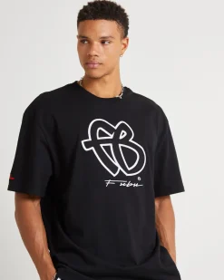 Classic Short Sleeve T-Shirt Black/White