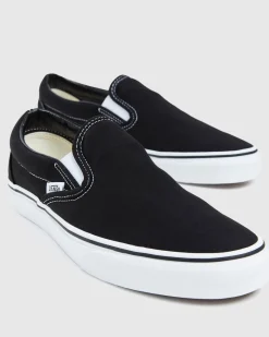 Classic Slip On Sneakers Black/White