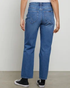Classic Straight Ankle Denim Jeans Linda