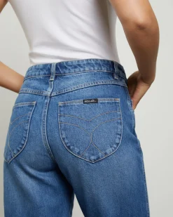 Classic Straight Ankle Denim Jeans Linda