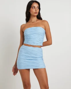 Cleo Crinkle Tube Top